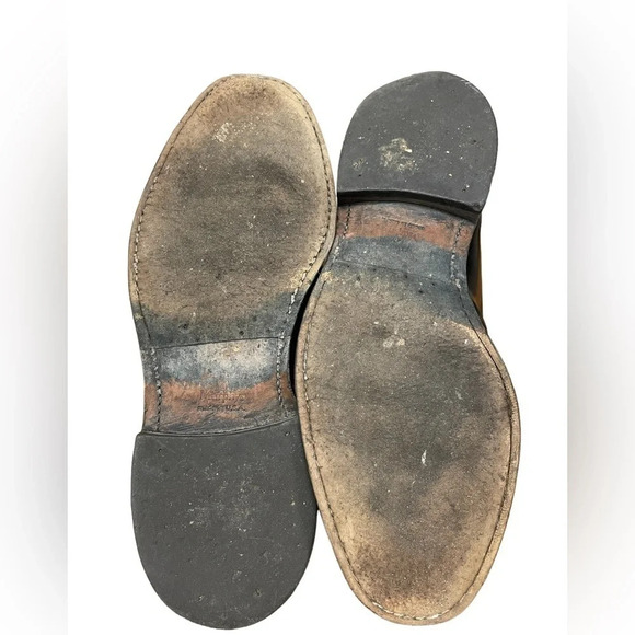 Johnston & Murphy Black Leather Lace Up Oxfords  Shoes Size 11 - Picture 7 of 11